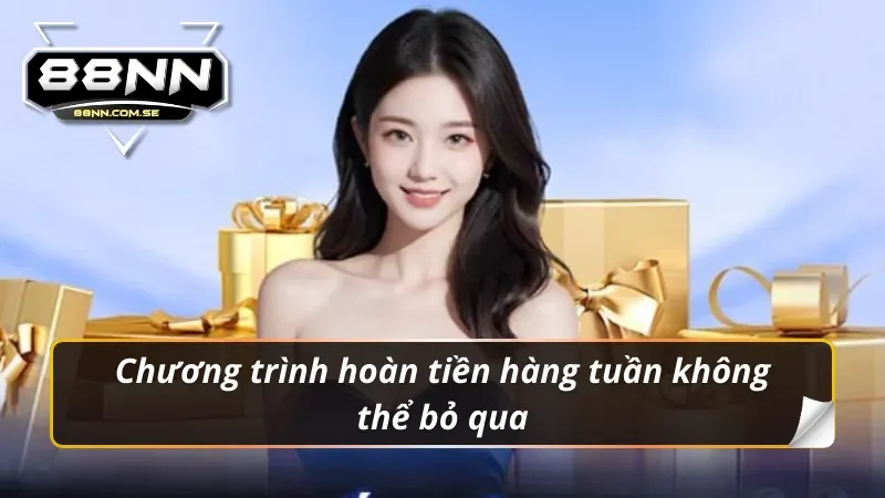 Khuyến Mãi 88NN Mở Ra Cơ Hội Vàng Cho Bạn Năm 2026 2 Chương trình khuyến mãi 88NN hoàn tiền hàng tuần không thể bỏ qua